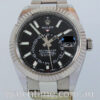 Rolex Sky-Dweller 326934  Steel BLACK dial Oct 2018 Box & Papers