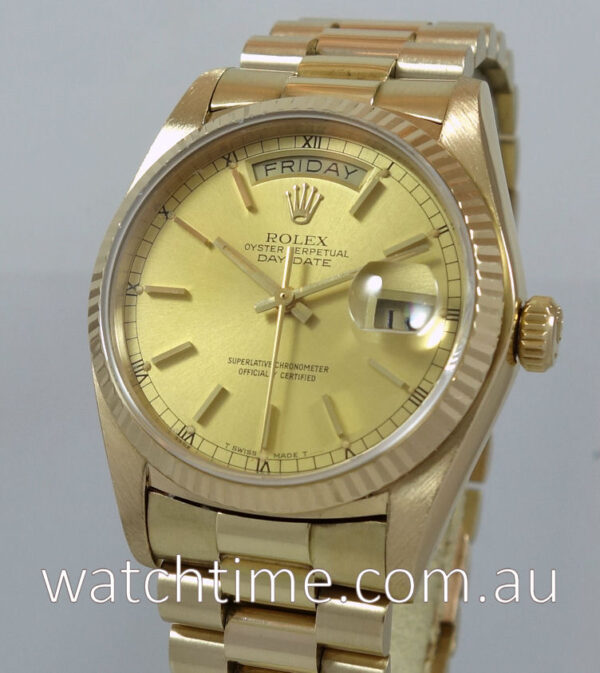 Rolex President Day Date 18k Yellow-Gold 18038
