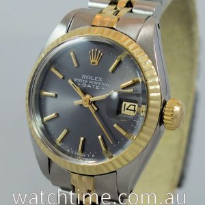 Rolex Ladies Datejust  18k   Steel  6917