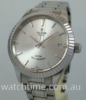 Tudor Classic Oyster Date Steel, Diamond dial 12310