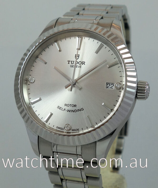 Tudor Classic Oyster Date Steel, Diamond dial 12310