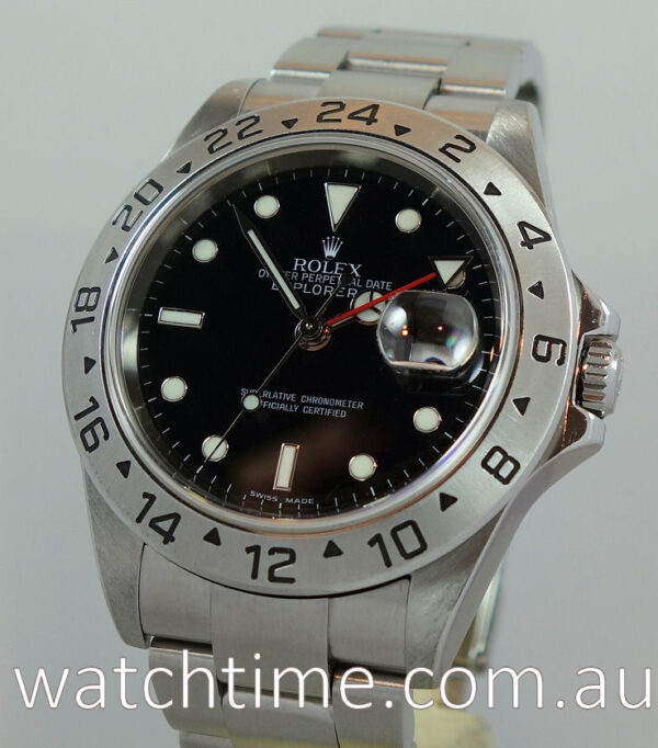 Rolex Explorer II Black dial 16570 Box & Papers