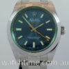 DSC04327 Rolex Milgauss Blue Dial, Green Crystal 116400GV