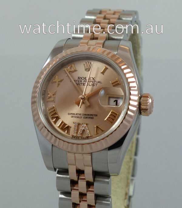 Rolex Lady-Datejust  18k Everose & Steel  179171