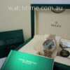 Rolex Datejust 36 Steel & 18k Yellow-Gold, Olive Diamond dial 126233