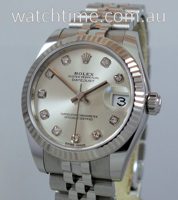 Rolex Datejust 31 Steel Diamond dial 178274