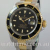 DSC05008 Rolex Submariner 16613 Black-dial 18k Gold & Steel