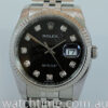 Rolex Datejust 36, Steel Black Diamond dial 116234 Box & Card