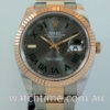 DSC05254 Rolex Datejust 41 Everose & Steel Wimbledon Dial 126331 OCT 2020