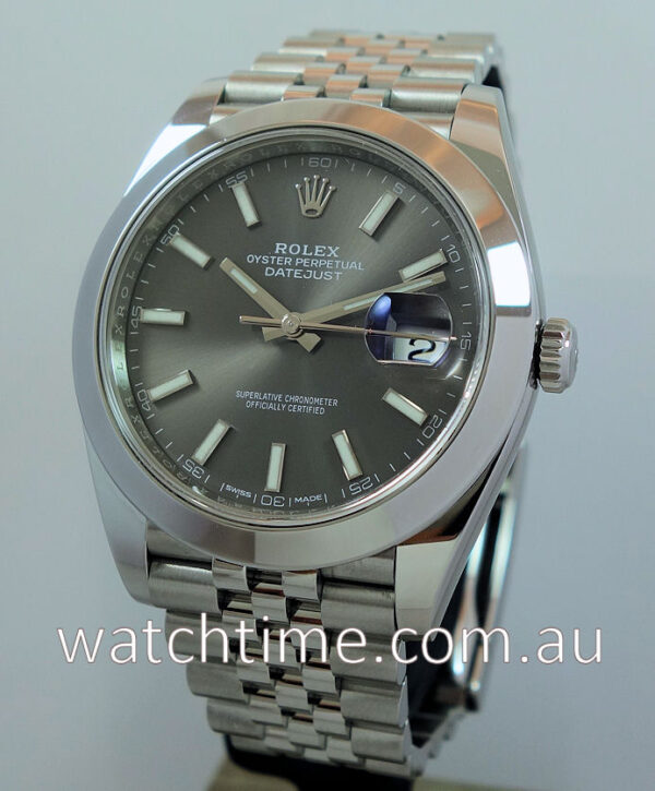 Rolex Datejust 41 Rhodium Dial 126300 NOV 2017