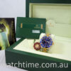 DSC05587 Rolex Submariner Date 18k & Steel, "AS BRAND NEW" Blue dial 16613 SOLD
