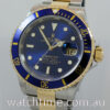 DSC05766 Rolex Submariner Date 18k & Steel, Blue dial 16613
