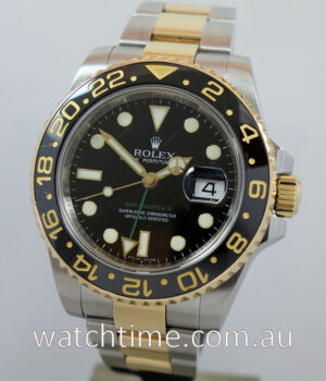Rolex GMT Master 18k & Steel, Ceramic bezel 116713LN