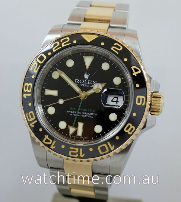 Rolex GMT Master 18k & Steel, Ceramic bezel 116713LN
