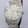 DSC06554 Rolex Datejust, 36mm White-Gold bezel Rare Linen Dial 1600