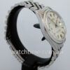 DSC06564 Rolex Datejust, 36mm White-Gold bezel Rare Linen Dial 1600