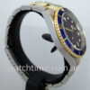 Rolex Submariner Date 18k & Steel, "Mint" Blue dial 16613  Box & Papers