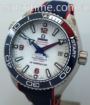 Omega Seamaster Planet Ocean 600M Co‑Axial America's Cup 43.5mm 215.32.43.21.04.001 AUG 2020