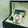 DSC07689 Rolex Lady Datejust 18ct & Steel 179173 Box & Card