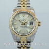 DSC07758 Rolex Lady Datejust 18ct & Steel 179173 Box & Card