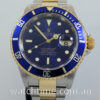 Rolex Submariner Date 18k & Steel, Blue dial 16613 Box & Books