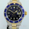 Rolex Submariner Date 18k & Steel, Blue dial 16613 Box & Books