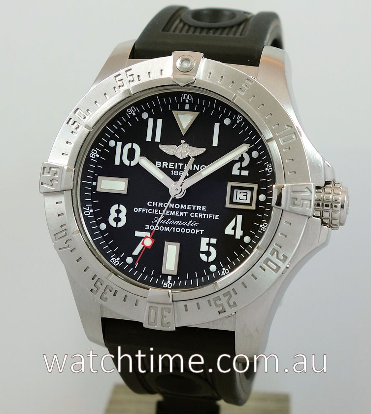 BREITLING Avenger Seawolf A17330 Box & Papers - Watchtime.com.au