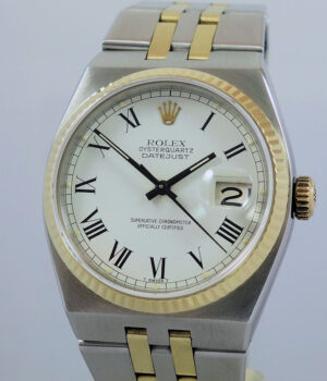 Rolex OysterQuartz  17013  Gold   Steel  Buckley-dial