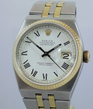 Rolex OysterQuartz  17013  Gold & Steel, Buckley-dial