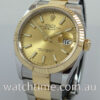 Rolex Datejust 36 Steel & 18k Yellow-Gold, 126233  B&P 2021 "AS NEW"