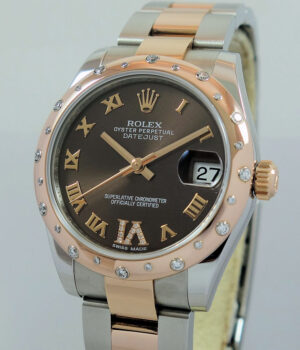 Rolex Datejust 31mm Chocolate dial  Diamond Bezel 178341