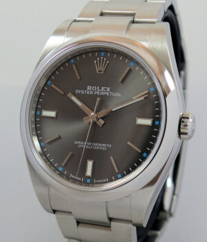 Rolex Oyster Perpetual 39  Rhodium dial  114300