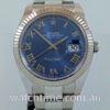 DSC09359 Rolex Datejust 41 Blue dial, White-Gold bezel 126334 Box & Card 2019