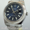 Rolex Datejust II Blue dial, White-Gold bezel 116334 Box & Card