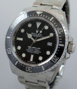 ROLEX SEADWELLER 4000 Ceramic 116600 "UNUSED" DISCONTINUED - FULL FACTORY PLASTIC FEB 2015