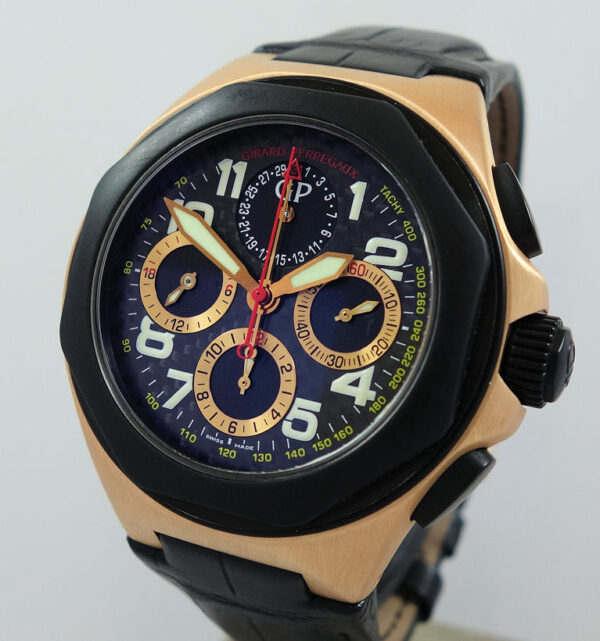 Girard Perregaux Laureato Chrono 80178   18k Rose-Gold, Limited Edition