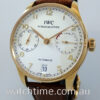 IWC Portuguese Automatic 7 days 18k Rose Gold IW500101 2009 Box & Papers
