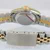 Rolex Lady Datejust 18k & Steel, White Roman dial 69173 B&P