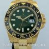 DSC00165 Rolex GMT 116718LN 18k Y/Gold Green Dial IN PLASTIC