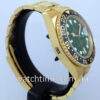 DSC00170 Rolex GMT 116718LN 18k Y/Gold Green Dial IN PLASTIC