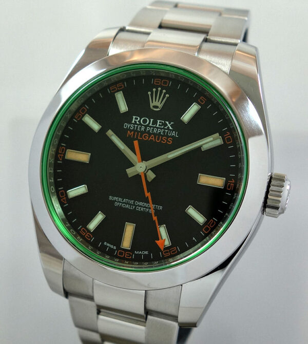 Rolex Milgauss  116400GV "GREEN" Box & Card Jan 2015