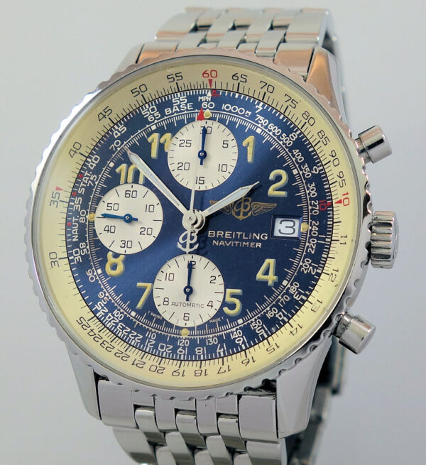 BREITLING OLD NAVITIMER II  A13022  Blue-dial
