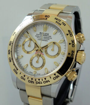 Rolex Daytona 18k & Steel, White dial 116503 JULY 2020 Box & Card