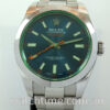 Rolex Milgauss Blue Dial, Green Crystal  116400GV 2016