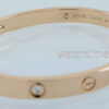 DSC01308 18k Rose-Gold Cartier Love Bracelet, 18k Rose-Gold, 4 Diamonds, Size 16 Box & Receipt