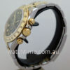 Rolex Daytona 18k & Steel Black Diamond dial 116523