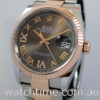DSC01721 Rolex Datejust 18k Everose & Steel 126231 Rhodium Diamond dial 2020