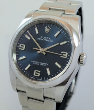 Rolex Oyster Perpetual 36mm  Blue-dial  116000