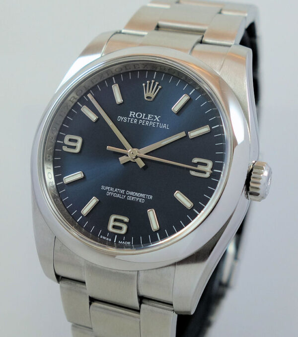 Rolex Oyster Perpetual 36mm  Blue-dial  116000