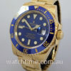 Rolex Submariner 18k Gold  Flat-Blue dial  116618LB  IN STOCK NOW!!